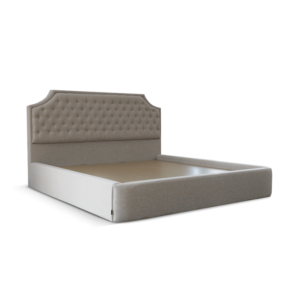 เตียงนอน 3.5 ฟุต RENITA HOME รุ่น Ashley สีน้ำตาลอ่อน_0